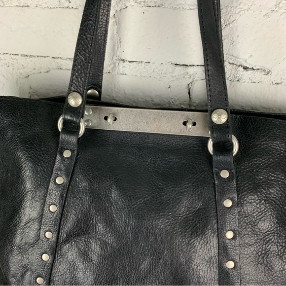 Patricia Nash Benvenuto Black Studded Turn Lock Open Large Tote Bag Purse - Picture 3 of 16
